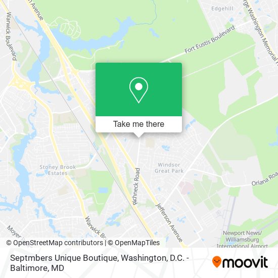 Septmbers Unique Boutique map