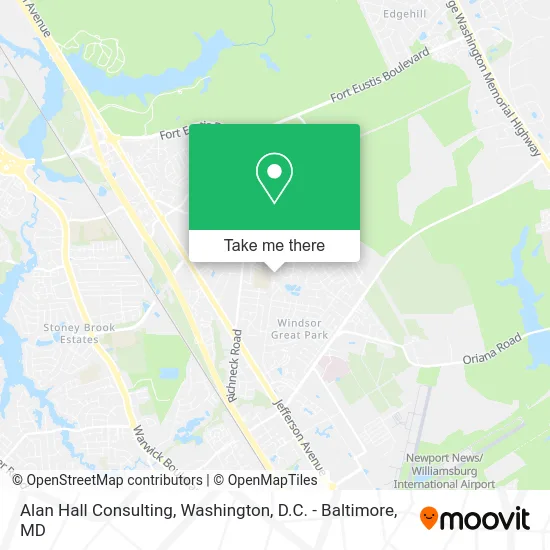 Alan Hall Consulting map