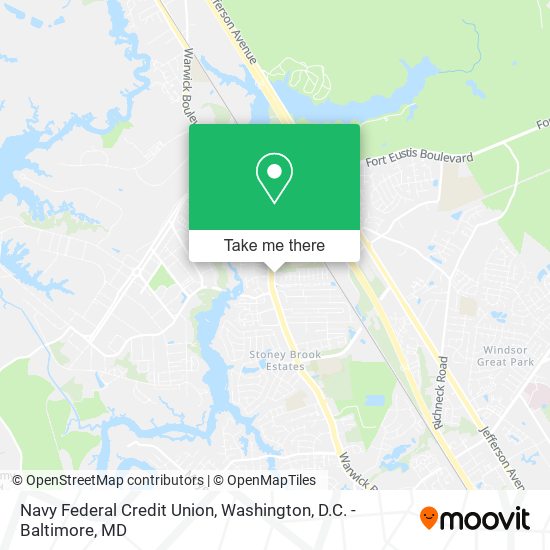 Navy Federal Credit Union map