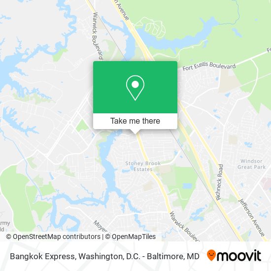 Mapa de Bangkok Express