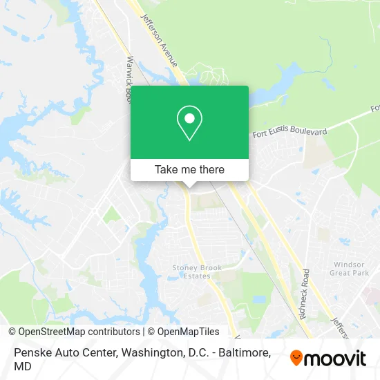 Penske Auto Center map