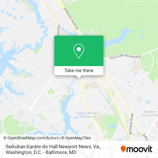 Seikukan Karate-do Hall Newport News, Va. map