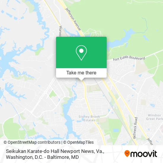 Seikukan Karate-do Hall Newport News, Va. map