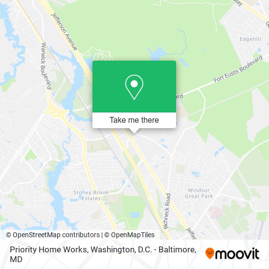 Mapa de Priority Home Works