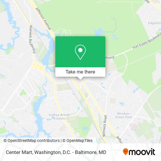 Center Mart map