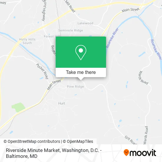 Riverside Minute Market map