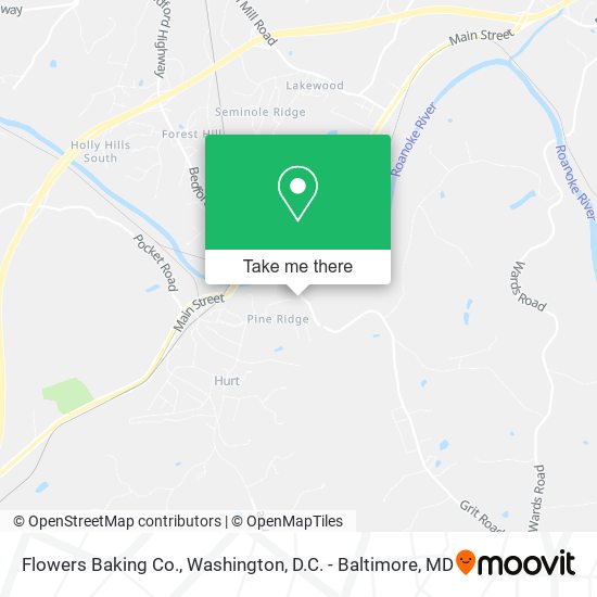 Mapa de Flowers Baking Co.