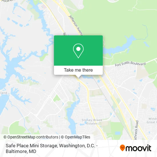 Safe Place Mini Storage map