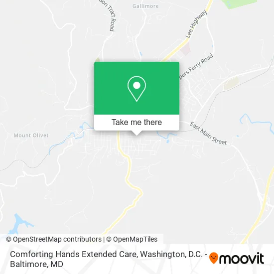 Comforting Hands Extended Care map