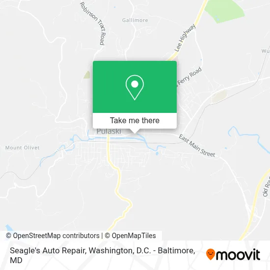 Seagle's Auto Repair map