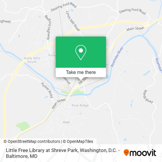 Little Free Library at Shreve Park map