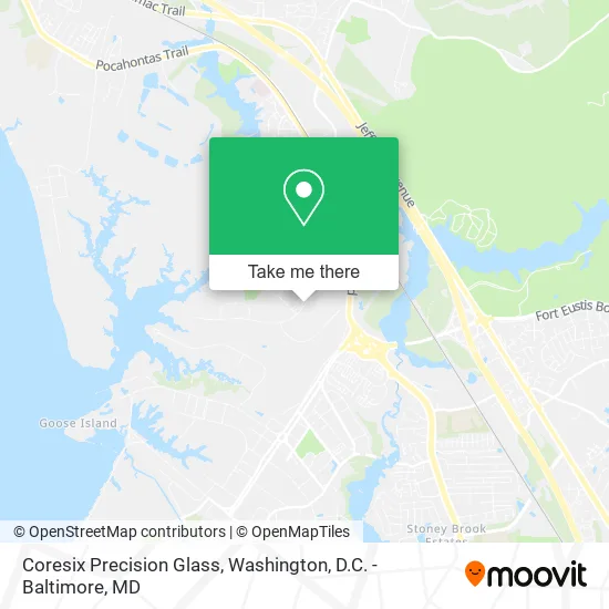 Coresix Precision Glass map