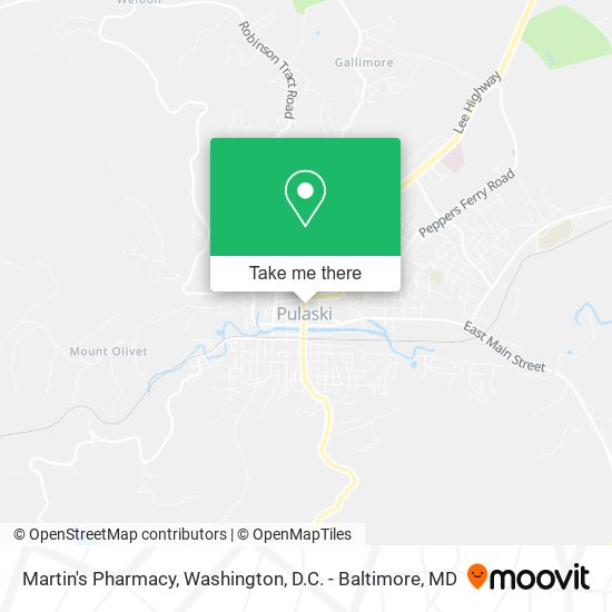 Martin's Pharmacy map