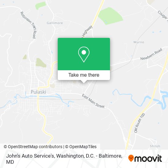 Mapa de John's Auto Service's