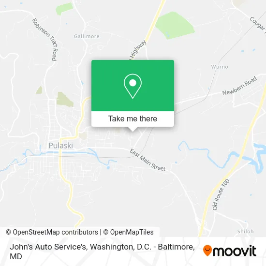 John's Auto Service's map