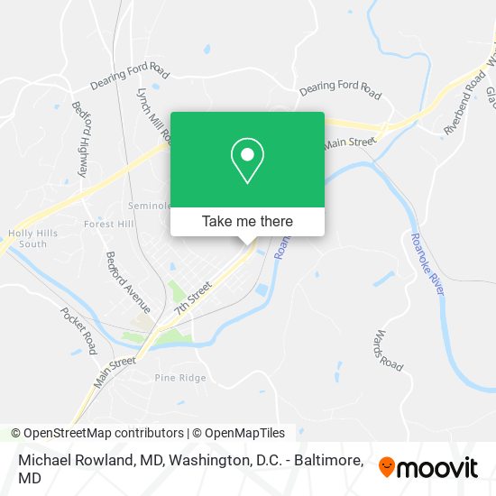 Michael Rowland, MD map