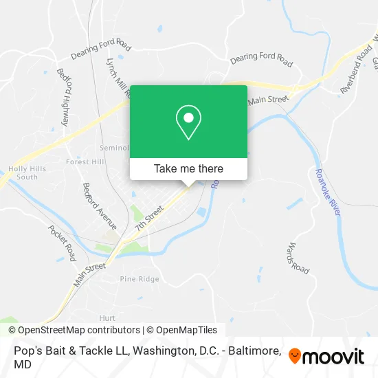 Pop's Bait & Tackle LL map