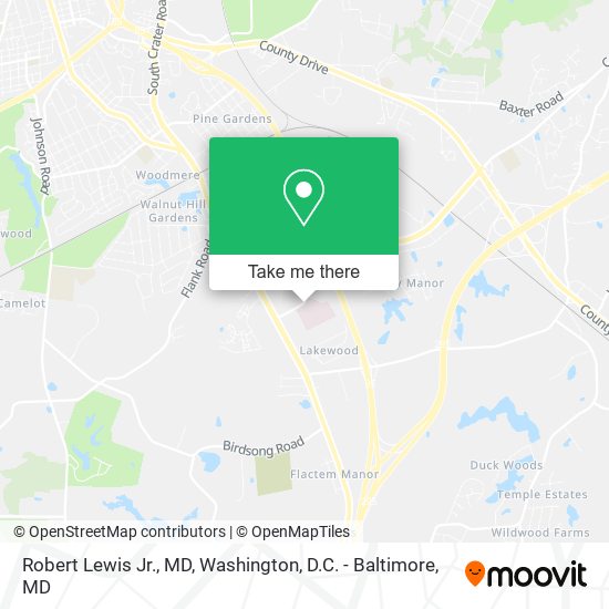 Mapa de Robert Lewis Jr., MD