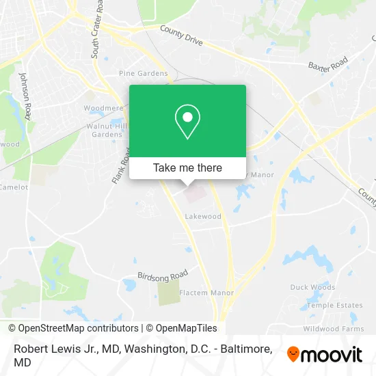 Robert Lewis Jr., MD map