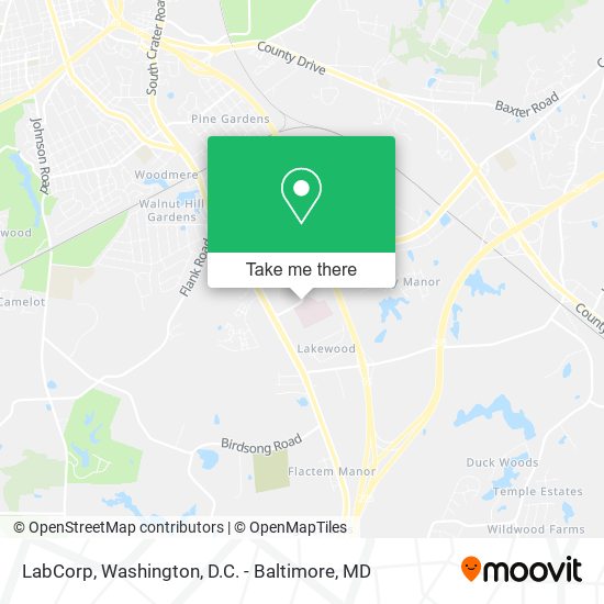 Mapa de LabCorp