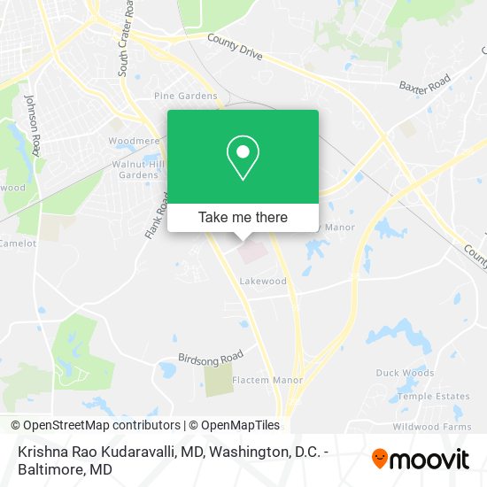 Krishna Rao Kudaravalli, MD map