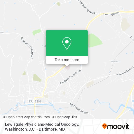 Mapa de Lewisgale Physicians-Medical Oncology