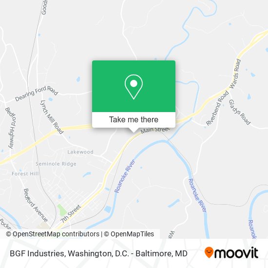 BGF Industries map