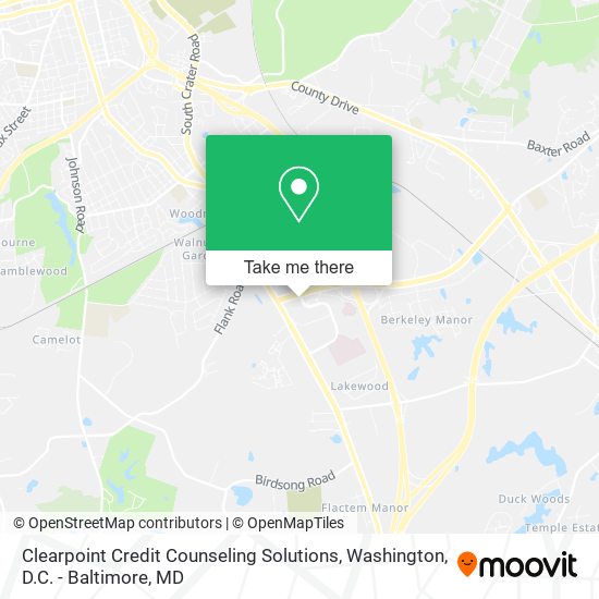 Clearpoint Credit Counseling Solutions map