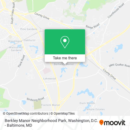Berkley Manor Neighborhood Park map