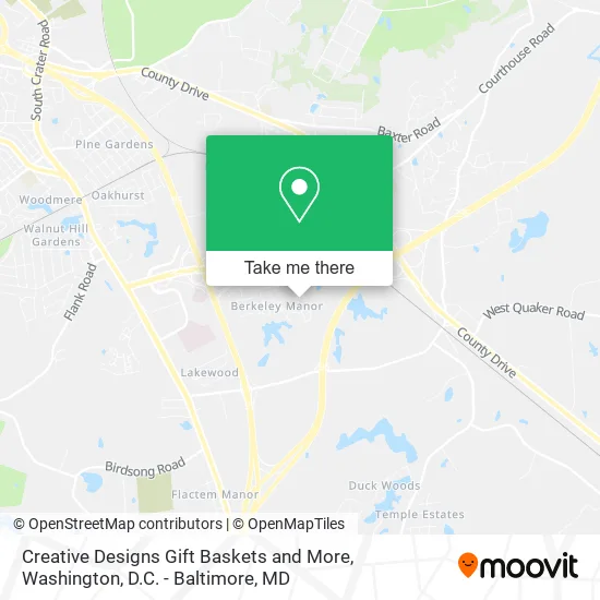 Creative Designs Gift Baskets and More map