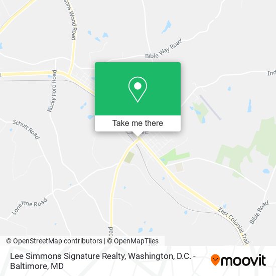 Lee Simmons Signature Realty map
