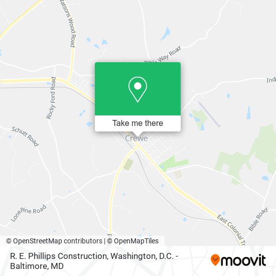 Mapa de R. E. Phillips Construction