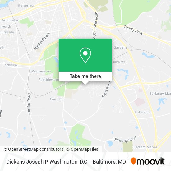 Dickens Joseph P map