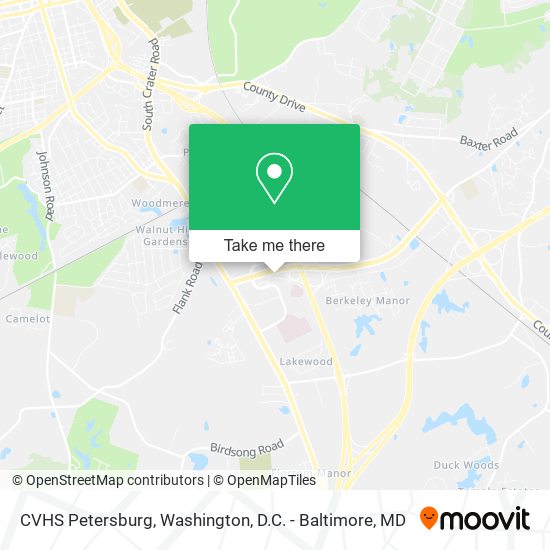 CVHS Petersburg map