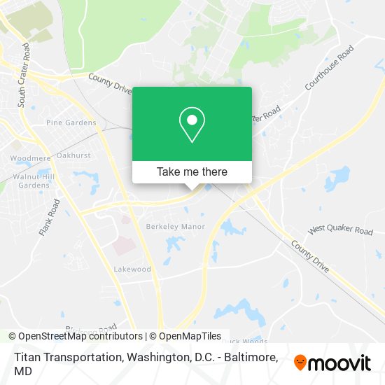 Mapa de Titan Transportation