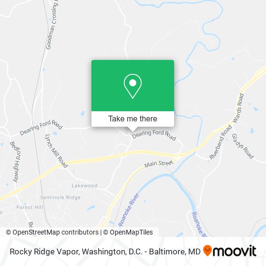 Rocky Ridge Vapor map