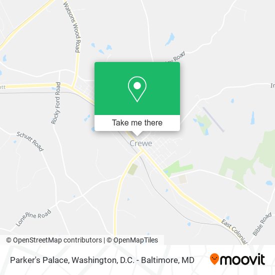 Parker's Palace map