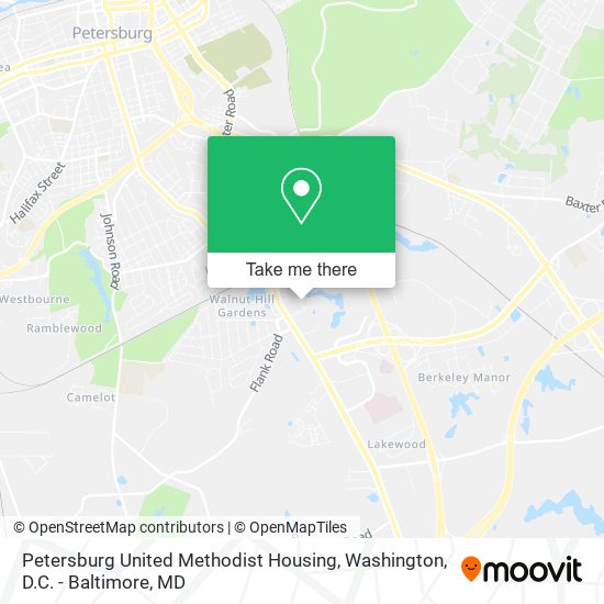 Petersburg United Methodist Housing map