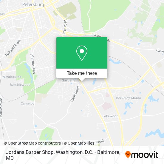Jordans Barber Shop map