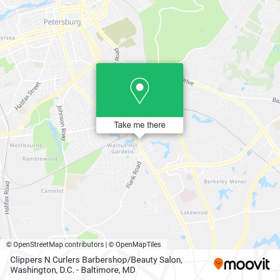 Clippers N Curlers Barbershop / Beauty Salon map