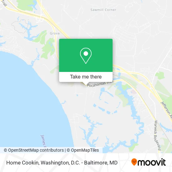 Home Cookin map
