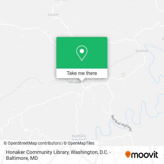 Honaker Community Library map