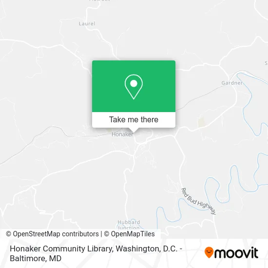 Honaker Community Library map