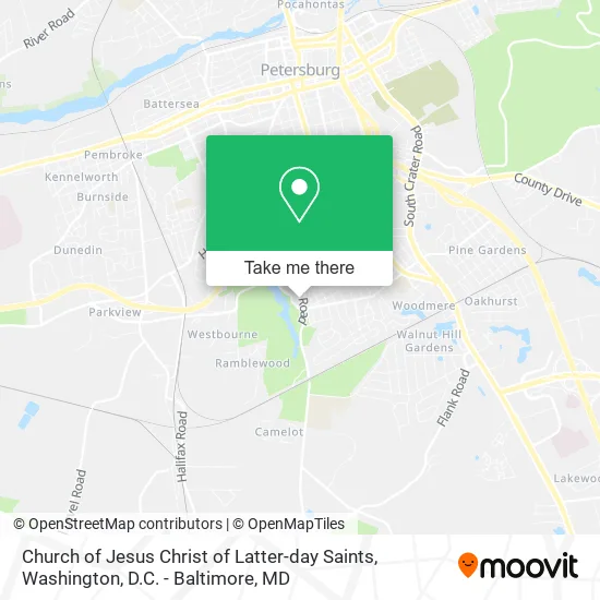 Church of Jesus Christ of Latter-day Saints map