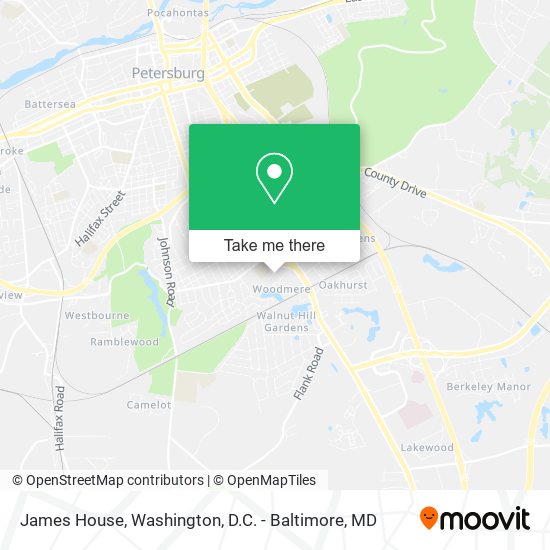 James House map