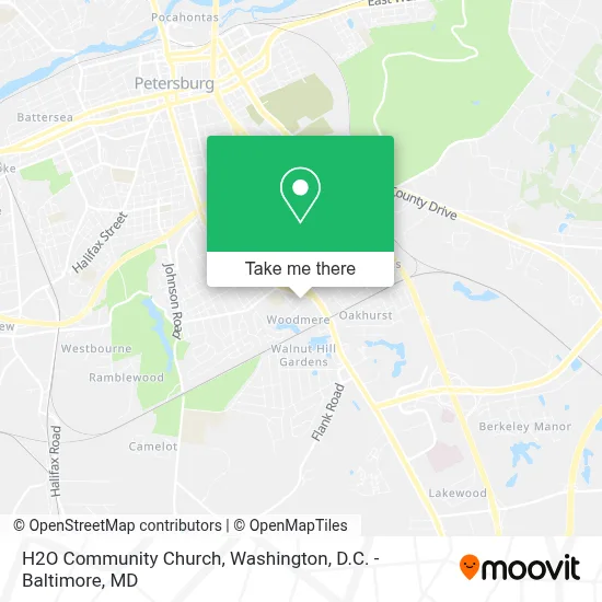 H2O Community Church map