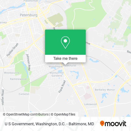 U S Government map