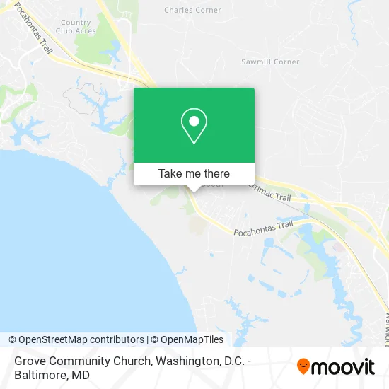 Grove Community Church map