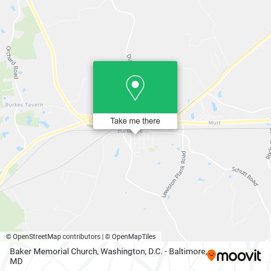 Baker Memorial Church map