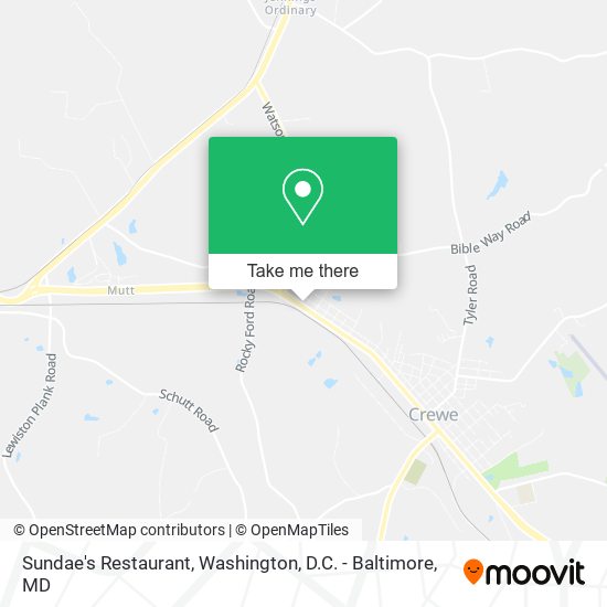 Mapa de Sundae's Restaurant
